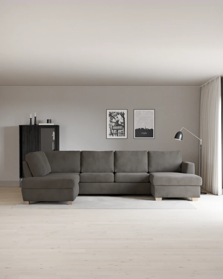 Friday - 3-sits soffa med divan vänster och schäslong höger - inspiration