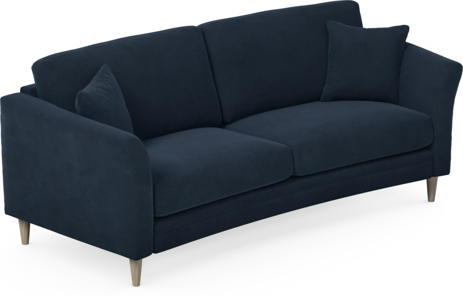 Eden - 2,5-sits soffa svängd - Blå