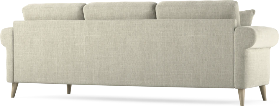 Eden - 3-sits soffa svängd - Beige