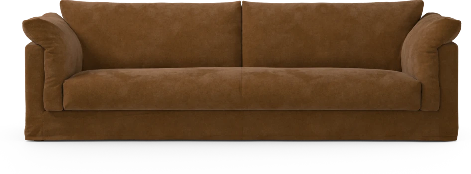 Cherrie Klädsel - Klädsel till 4-sits soffa, hel dyna - Orange