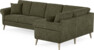 Eden - Hörnsoffa, 3+1-sits - Grön