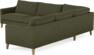 Winston - Hörnsoffa, 3+2-sits - Grön