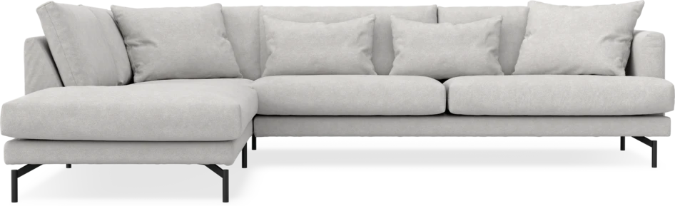Harper - 3-sits soffa med divan vänster - Grå
