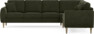 Eden - Hörnsoffa, 3+2-sits - Grön