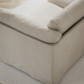 Cherrie - 3-sits soffa med kappa - Vit