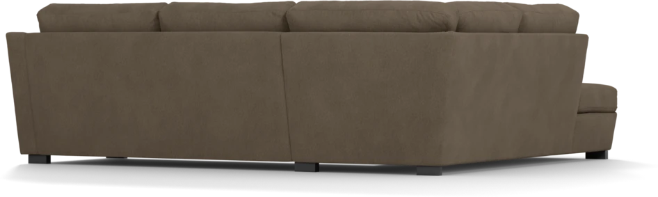 Friday - 2,5-sits soffa med divan vänster - Brun