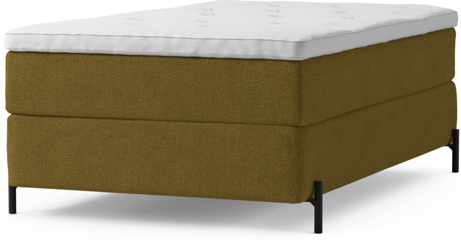 Delux Exclusive - Kontinentalsäng, enkelsäng 120 cm med bäddmadrass och sängben