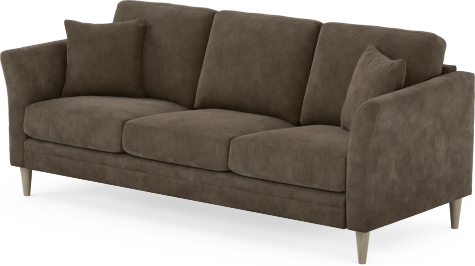 Eden - 3-sits soffa - Brun