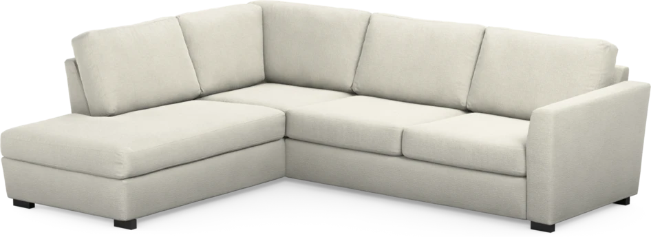 Friday - 2,5-sits soffa med divan vänster - Vit