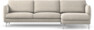 Madison - 3-sits soffa med schäslong höger - Beige