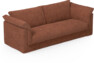 Cherrie - 3-sits soffa, hel dyna och kappa - Orange