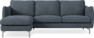 Madison Lux - 2-sits soffa med schäslong vänster - Vit