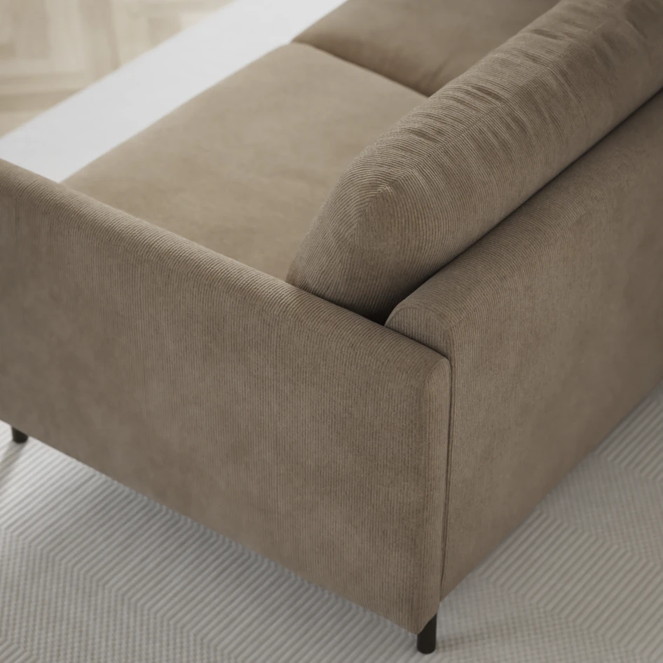 Madison Lux - 2-sits soffa med divan vänster och schäslong höger - Beige
