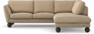 Madison Lux - 2-sits soffa med divan höger - Beige