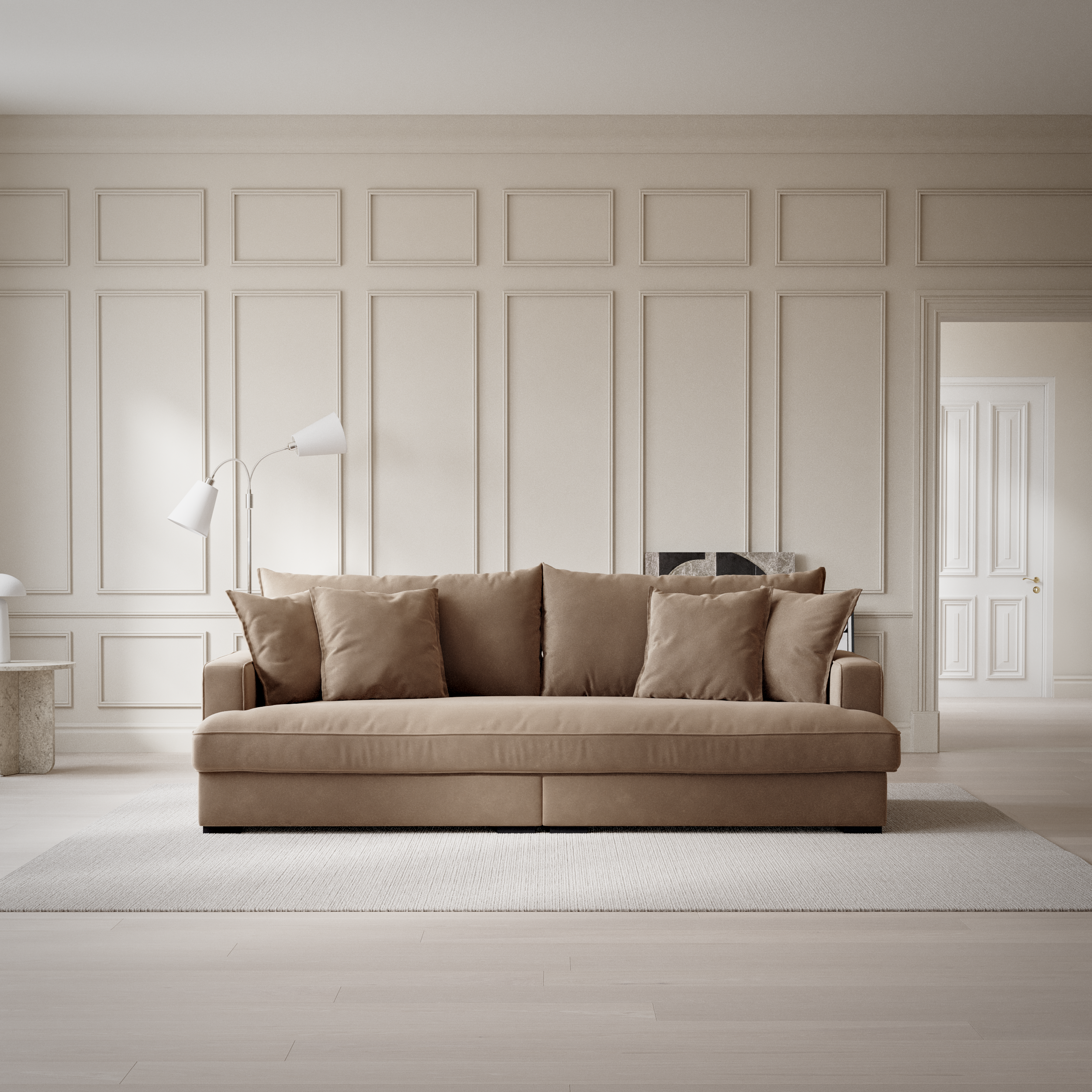 Rossi, 3-sits soffa, hel dyna