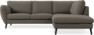 Madison - 2-sits soffa med divan höger - Brun