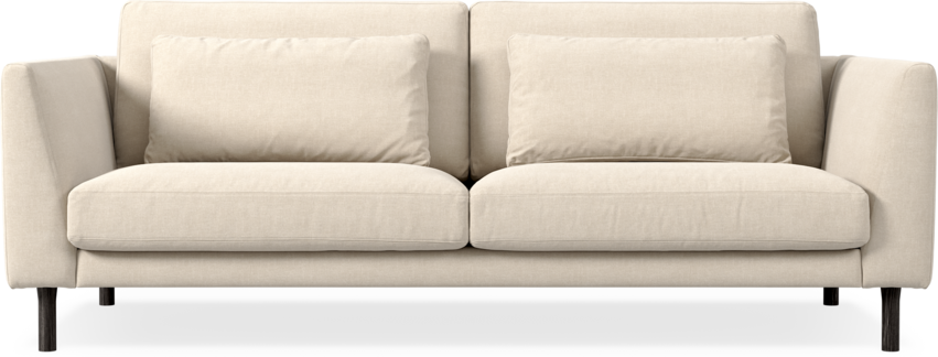 Willow - 3-sits soffa, fast klädsel - Beige