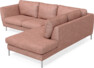 Madison - 2-sits soffa med divan höger - Röd