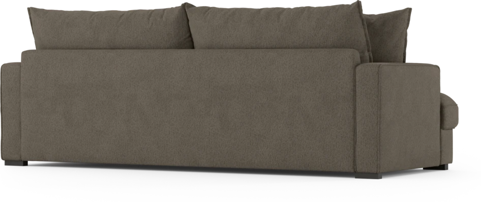 Mila - 4-sits soffa, hel dyna - Brun