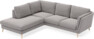 Madison - 2-sits soffa med divan vänster - Grå
