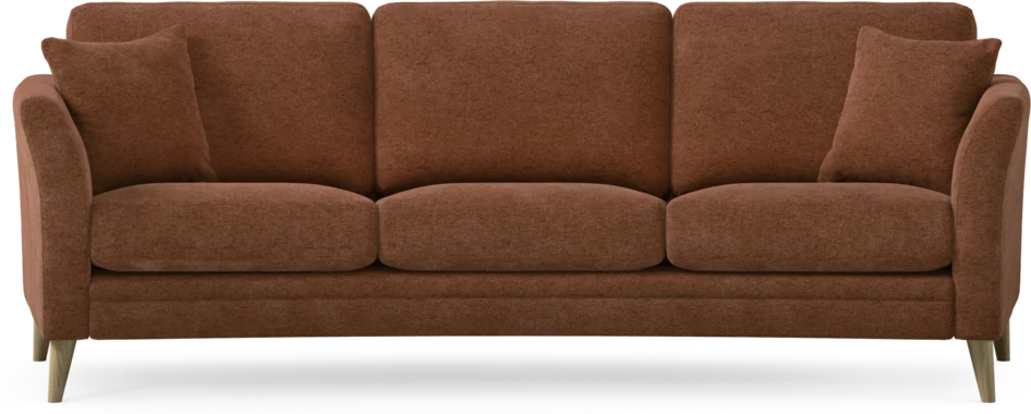 Eden - 3-sits soffa svängd - Orange