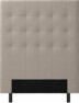 Delux Trensad - Sänggavel, 90-210 cm - Beige