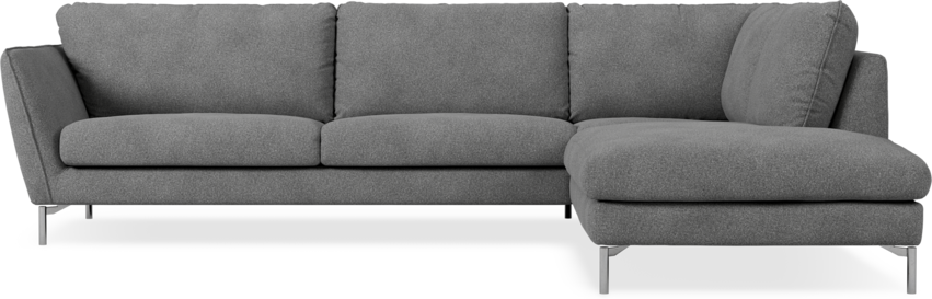 Madison Lux - 3-sits soffa med divan höger - Vit