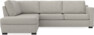 Friday - 2,5-sits soffa med divan vänster - Beige