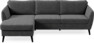 County - 3-sits soffa med flyttbar schäslong - Grå