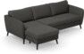 County - 3-sits soffa med flyttbar schäslong - Grå
