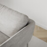 Madison Lux - 2-sits soffa med schäslong vänster - Grå