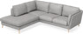 Madison - 2-sits soffa med divan vänster - Grå