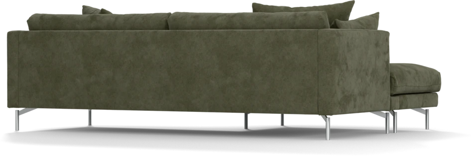 Harper - 4-sits med schäslong XL vänster - Grön