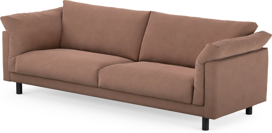 Cherrie - 4-sits soffa, fast klädsel - Rosa
