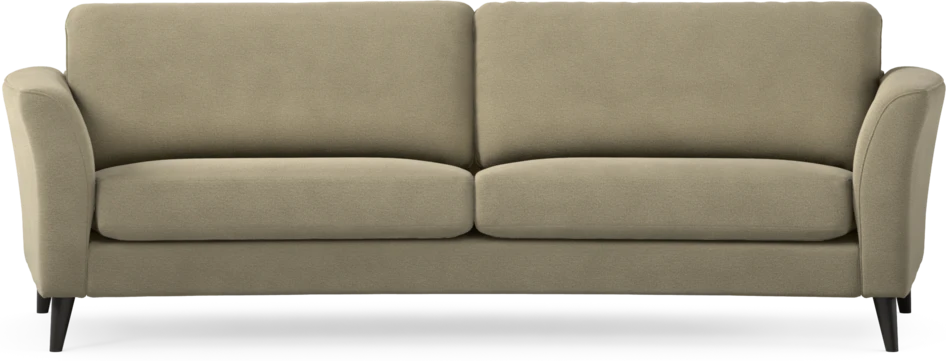 Bridge - 3-sits soffa svängd - Beige