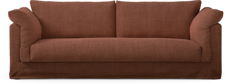 Cherrie Klädsel - Klädsel till 3-sits soffa, hel dyna - Orange