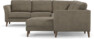 Bridge - Hörnsoffa, 2+3-sits med schäslong höger - Beige