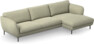 Madison Lux - 3-sits soffa med schäslong höger - Grön
