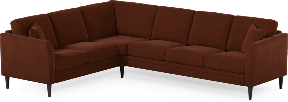 Eden - Hörnsoffa, 2+3-sits - Orange