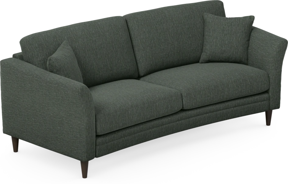 Eden - 2,5-sits soffa svängd - Grön