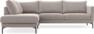 Impression - 3-sits soffa med divan vänster - Grå