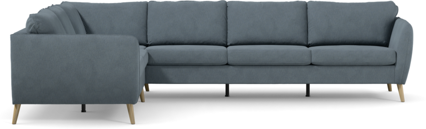 County - Hörnsoffa, 2+3-sits - Blå