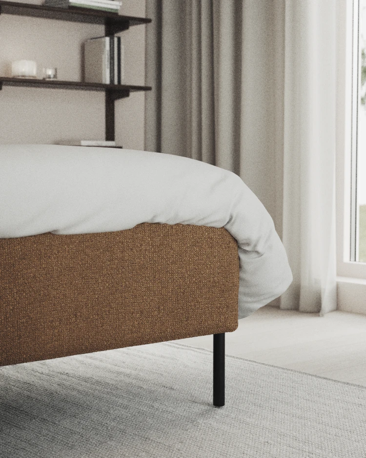 Delux Exclusive - Kontinentalsäng, enkelsäng 120 cm med bäddmadrass och sängben - inspiration