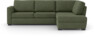 Friday - 2,5-sits soffa med divan höger - Grön