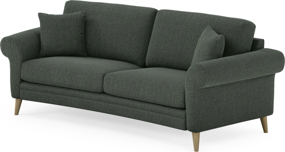 Eden - 2,5-sits soffa svängd - Grön