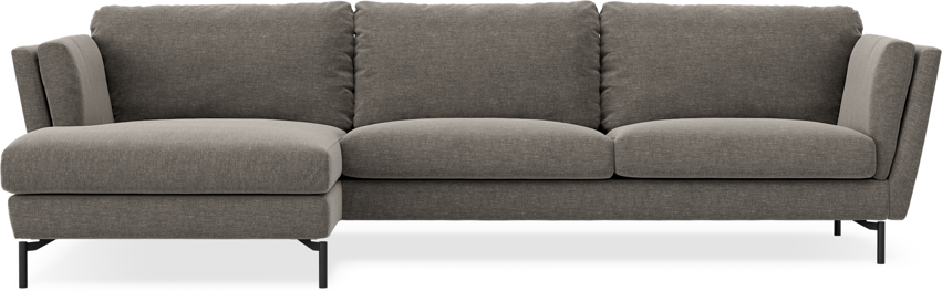 Madison - 3-sits soffa med schäslong vänster - Grå