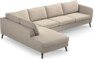 County - 3-sits soffa med divan vänster - Beige