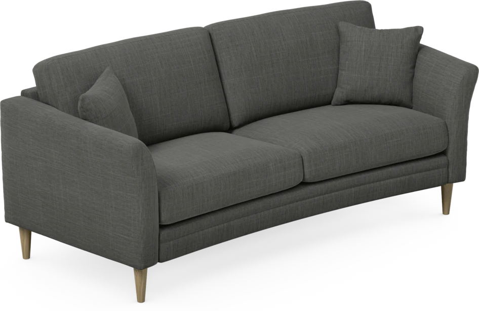 Eden - 2,5-sits soffa svängd - Grå