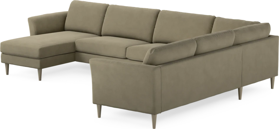Bridge - Hörnsoffa, 3+2-sits med schäslong vänster - Beige