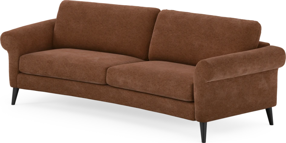 Bridge - 3-sits soffa svängd - Orange
